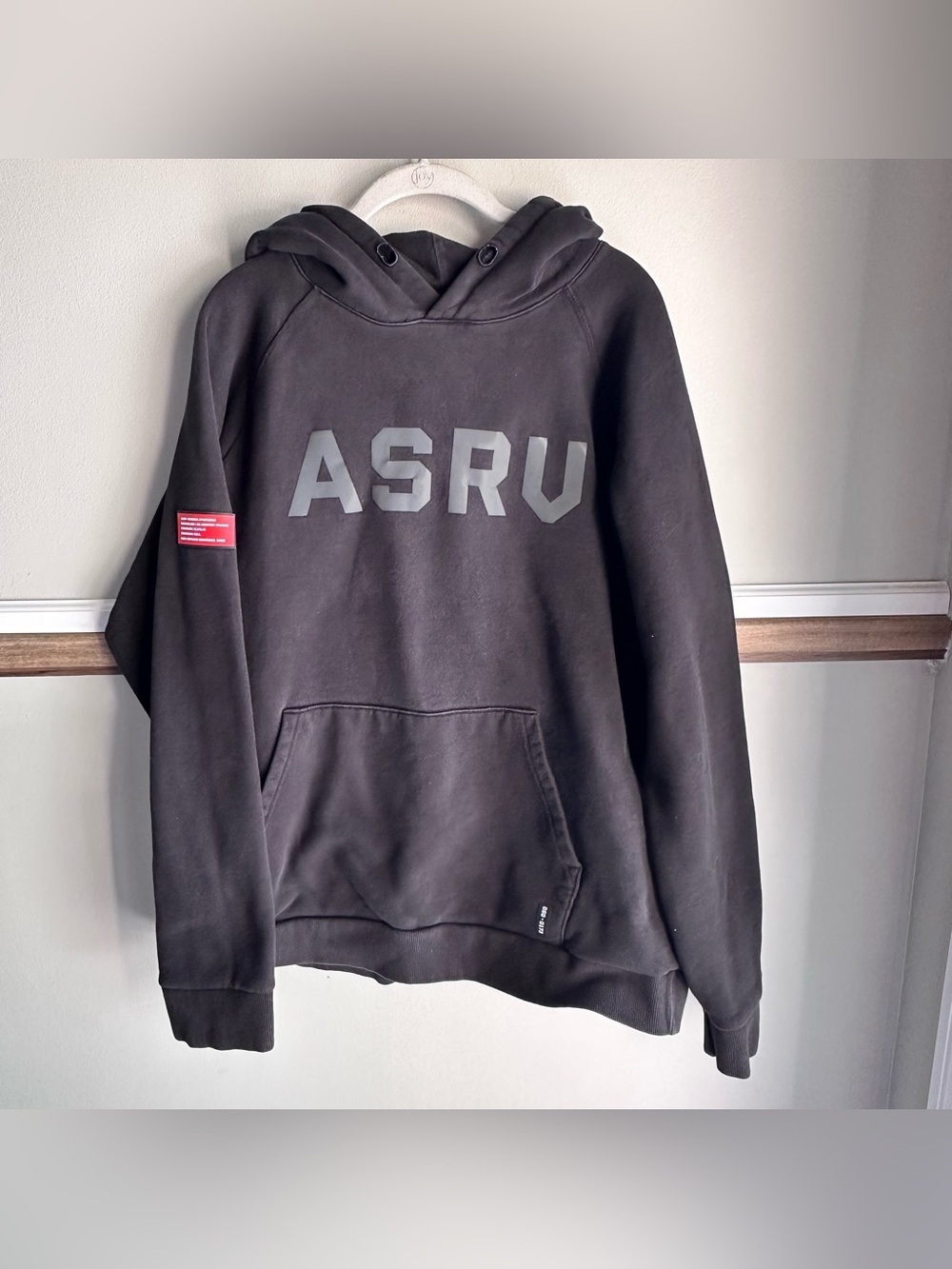 ASRV Technical Sportswear Workout Hoodie Heavyweight Black DSG 0173